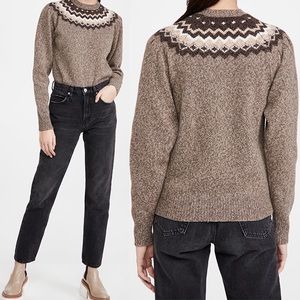 FRAME Fair Isle Sweater L